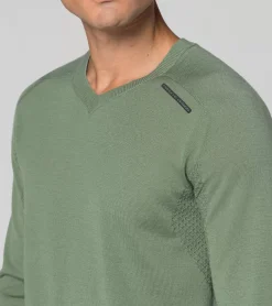 Evoknit® V-Neck Pullover