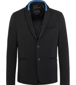 Striped Detailed Driving Knit Blazer