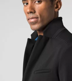 Striped Detailed Driving Knit Blazer